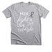 Her fight, a Athletic Heather Premium Unisex Tee