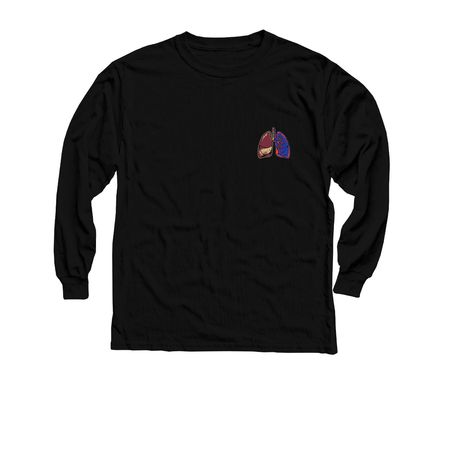 Supporter Shirt v2, a Black Youth Long Sleeve Tee