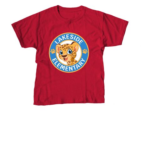 Lakeside Fall 2025 Spirit-Wear Sales, a Red Youth Unisex Tee