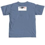 American Bitcoin Bull, a Blue Jean Comfort Colors Unisex Tee (back-view)