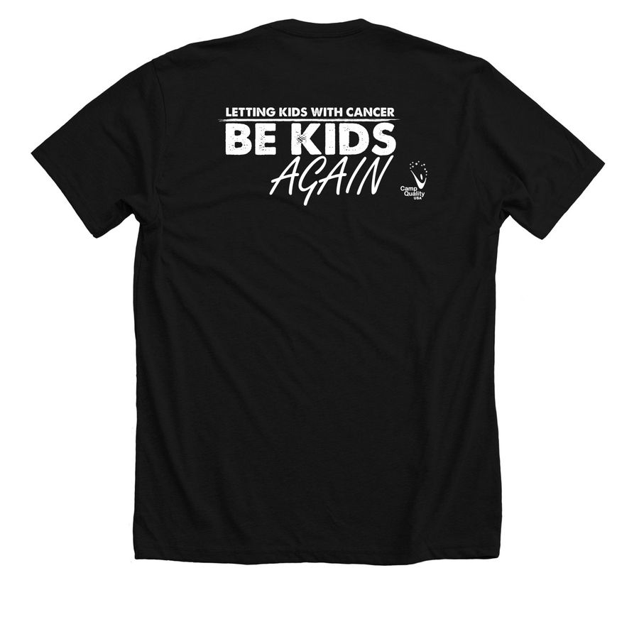 BETTER TOGETHER, a Solid Black Blend Premium Unisex Tee (back-view)
