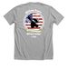 Willow Grove Moose Shirts, a Athletic Heather Premium Unisex Tee (back-view)