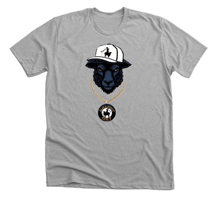 No Flock Given, a Athletic Heather Premium Unisex Tee