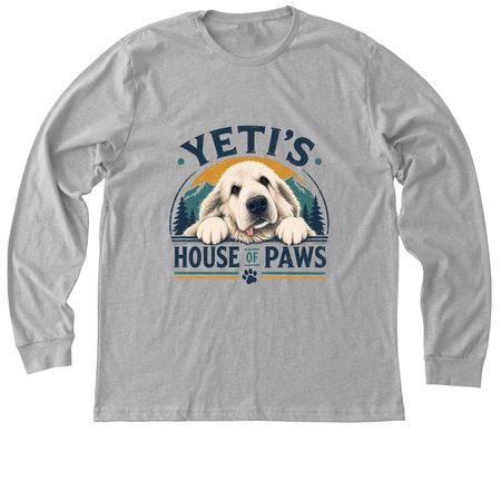 The Yeti Longsleeve, a Athletic Heather Premium Long Sleeve Tee
