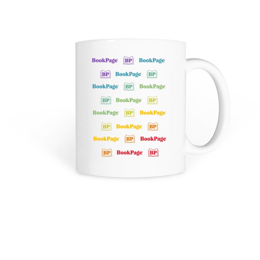 BookPage Rainbow Logo Mug, a White Coffee Mug