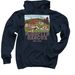 MISSPITS RESCUE Est. 2013, a Navy Pullover Hoodie