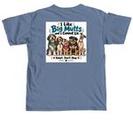 Business on the Front/Party on the Back, a Blue Jean Comfort Colors Unisex Tee (back-view)