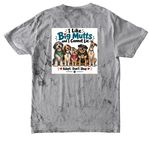Business on the Front/Party on the Back, a Smoke Comfort Colors Colorblast Tee (back-view)