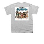 Business on the Front/Party on the Back, a Sport Grey Youth Unisex Tee (back-view)