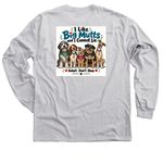 Business on the Front/Party on the Back, a Sport Grey Classic Long Sleeve Tee (back-view)