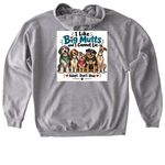 Business on the Front/Party on the Back, a Sport Grey Gildan Softstyle Pullover Hoodie (back-view)