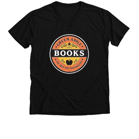 Green Apple Books&nbsp;, a Solid Black Blend Premium V-Neck Tee