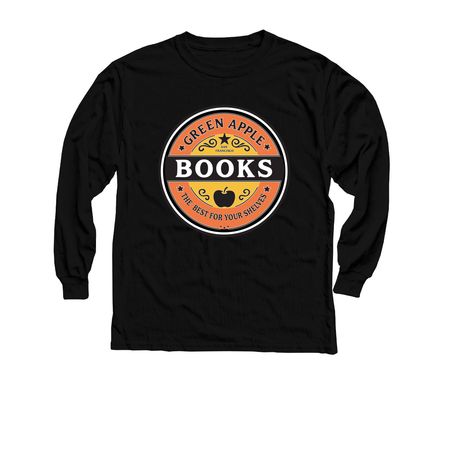 Green Apple Books&nbsp;, a Black Youth Long Sleeve Tee