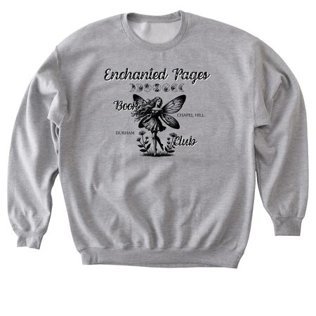 Enchanted Pages Book Club - Fairy Shirt, a Sport Grey Softstyle Crewneck Sweatshirt