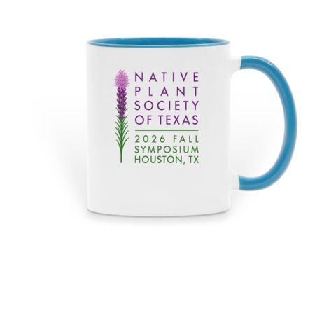 2026 NPSOT Fall Symposium Mugs, a Light Blue Two-Tone Ceramic Mug