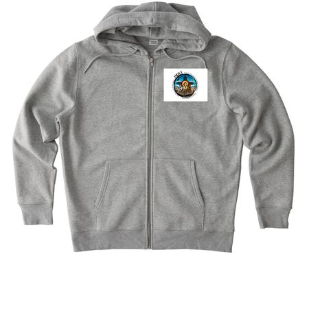 New Mexico Wild Horses, a Heather Grey Stanley/Stella Unisex Cultivator 2.0 Zip Up Pullover Hoodie