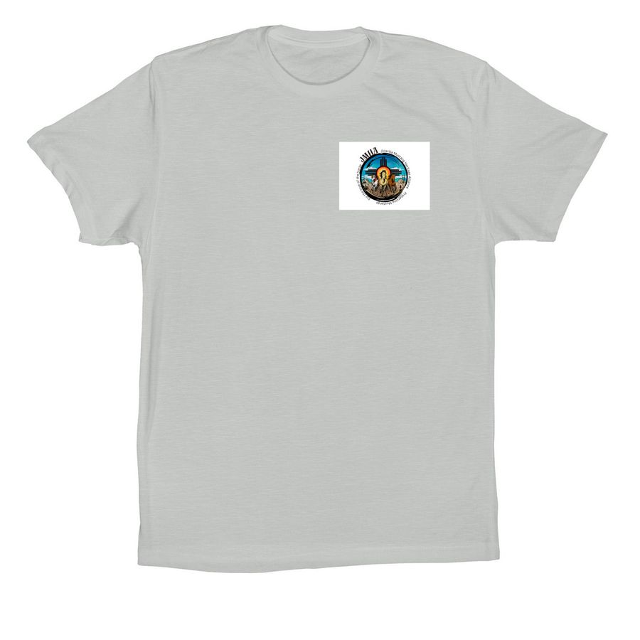 New Mexico Wild Horses, a Silver Premium Cotton Tee