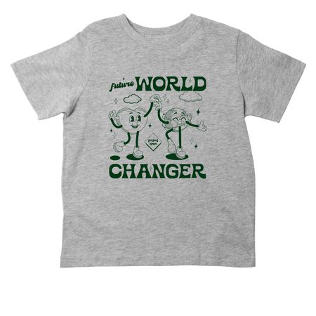 World Changer - Toddler Tee, a Heather Toddler Tee