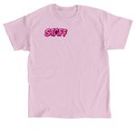 I Work For My Cats, a Light Pink Classic Unisex Tee (back-view)