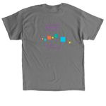 Service Project Fun, a Charcoal Classic Unisex Tee (back-view)