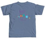 Service Project Fun, a Blue Jean Comfort Colors Unisex Tee (back-view)