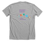 Service Project Fun, a Athletic Heather Premium Unisex Tee (back-view)