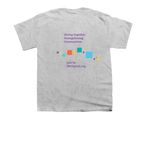 Service Project Fun, a Sport Grey Youth Unisex Tee (back-view)