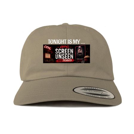 Travis' UnseeN Cap, a Khaki Printed Classic Baseball Cap