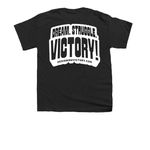 Dream, Struggle, Victory Tee, a Black Youth Unisex Tee (back-view)