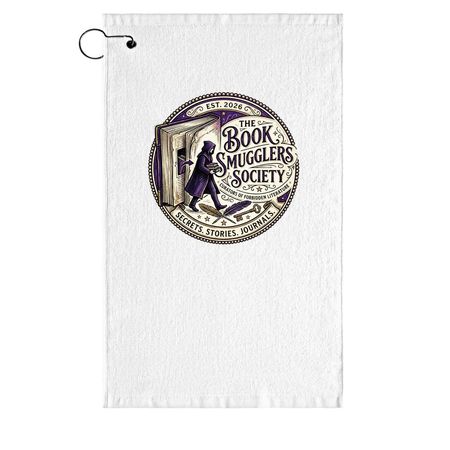 Golf Towel Logo, a White Golf Towel