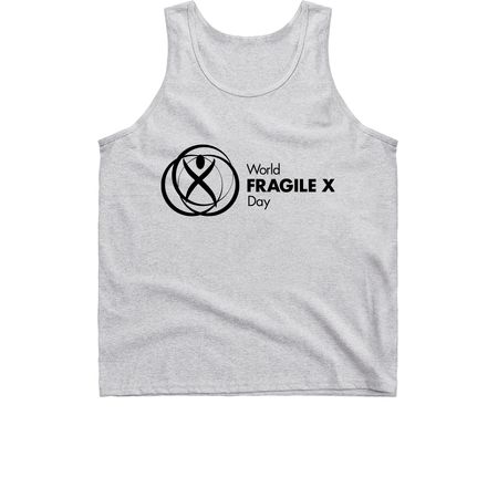 2026 World Fragile X Day Black Logo_&nbsp;, a Sport Grey Classic Unisex Tank Top