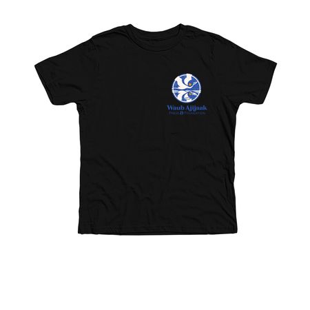 Waub Ajijaak Press & Foundation Clothing, a Solid Black Blend Premium Youth Tee