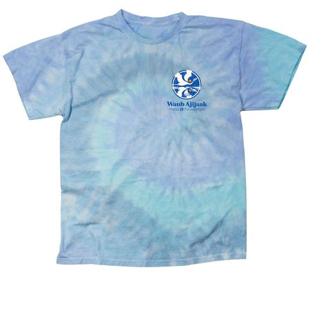 Waub Ajijaak Press & Foundation Clothing, a Lagoon Classic Tie Dye Tee