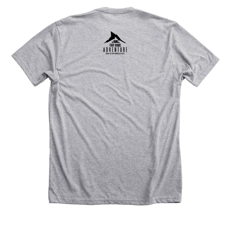 Littering is for Losers!, a Athletic Heather Premium Unisex Tee (back-view)