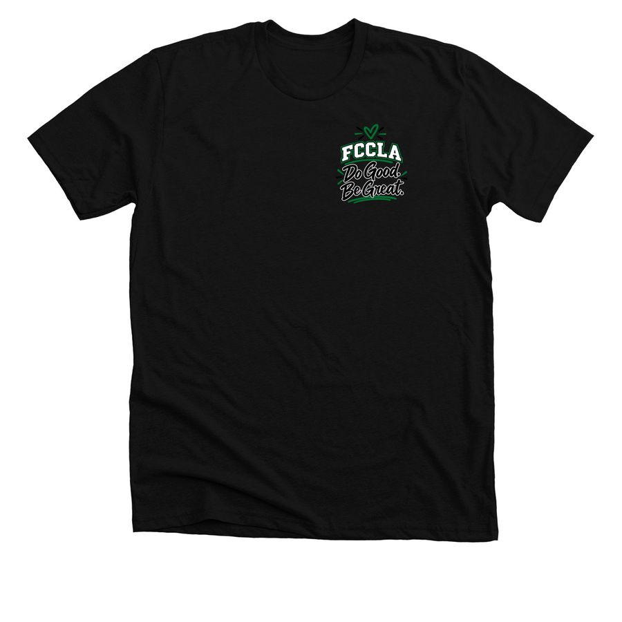 Wilson Middle School FCCLA, a Solid Black Blend Premium Unisex Tee