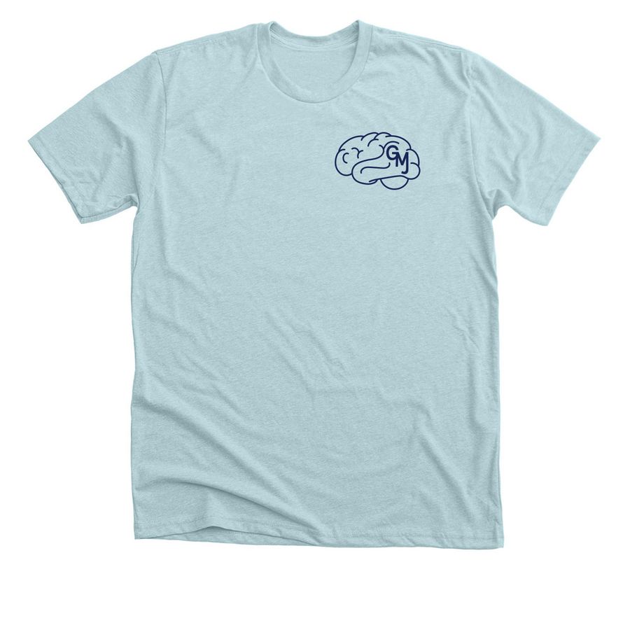 Miles for John NYC, a Heather Ice Blue Premium Unisex Tee
