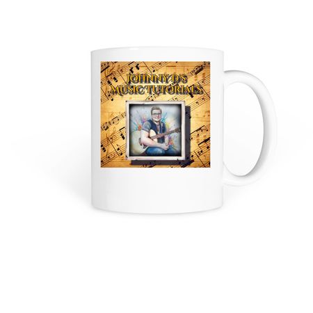 Johnny D's Music Tutorials - Mugs!, a White Coffee Mug
