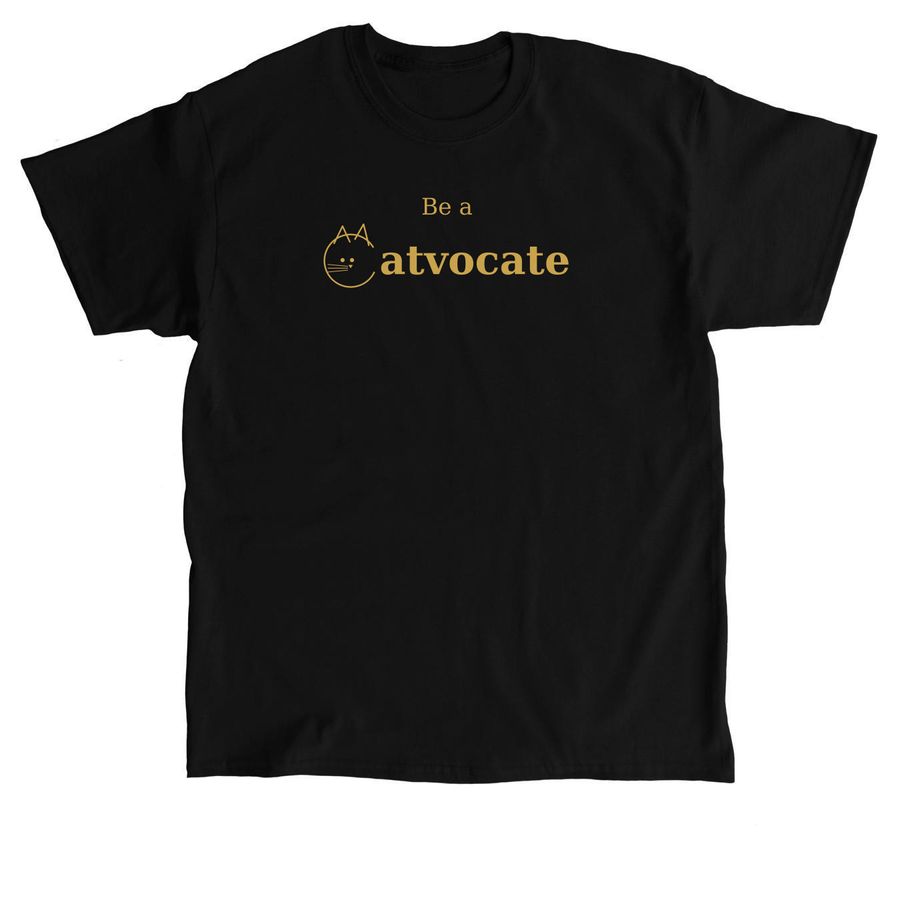 Catvocates Classic Logo, a Black Classic Unisex Tee