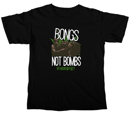 ? Not Bombs, a Black Comfort Colors Unisex Tee