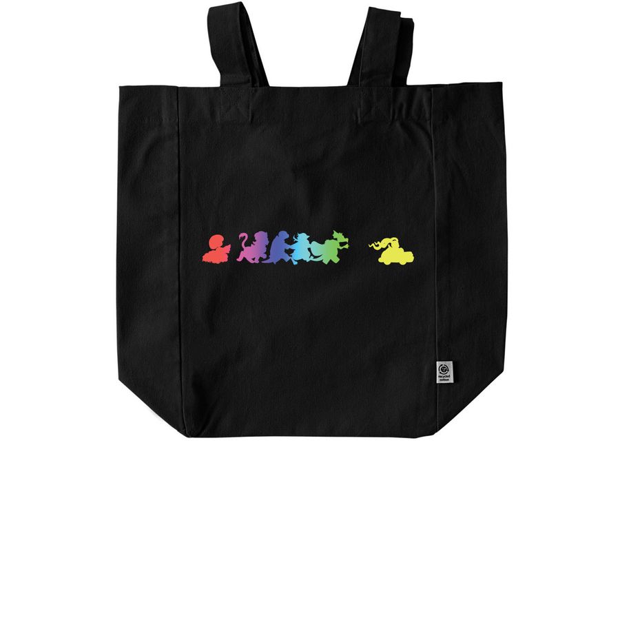 Rookiebow-Bag, a Black Recycled Cotton Tote Bag