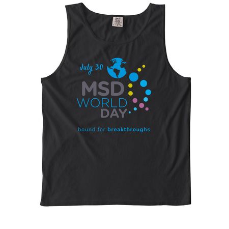 MSD World Day Clothing, a Black Comfort Colors Tank Top