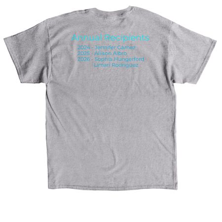 Taylor A. Brown Memorial Scholarship - Year 3, a Sport Grey Classic Unisex Tee (back-view)
