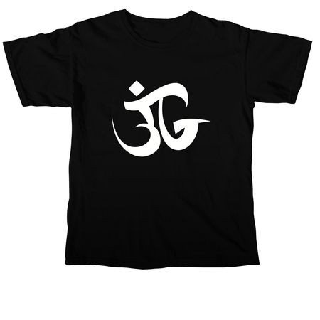 JG OM wear black, a Black Comfort Colors Unisex Tee