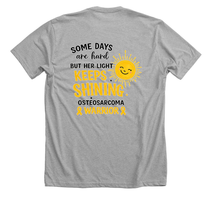 Team Mikayla Design 1, a Athletic Heather Premium Unisex Tee (back-view)