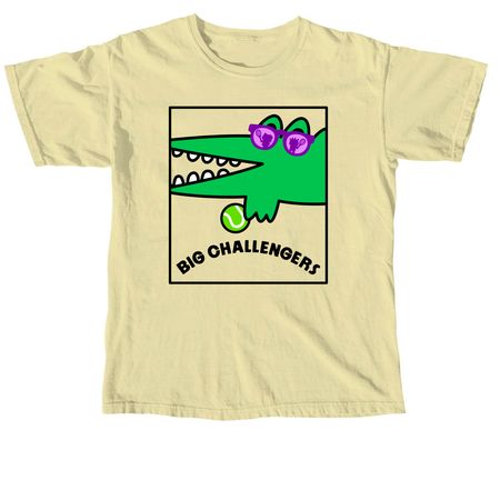 Big Challengers, a Butter Comfort Colors Unisex Tee