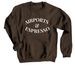 Airports & Espresso Shirt, a Dark Chocolate Crewneck Sweatshirt