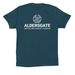 Aldersgate Vertical Logo, a Deep Teal Premium Cotton Tee