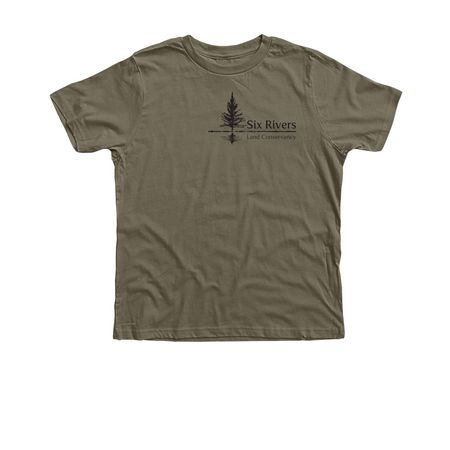 Monarch Meadows Youth Collection, a Military Green Premium Cotton Youth Tee
