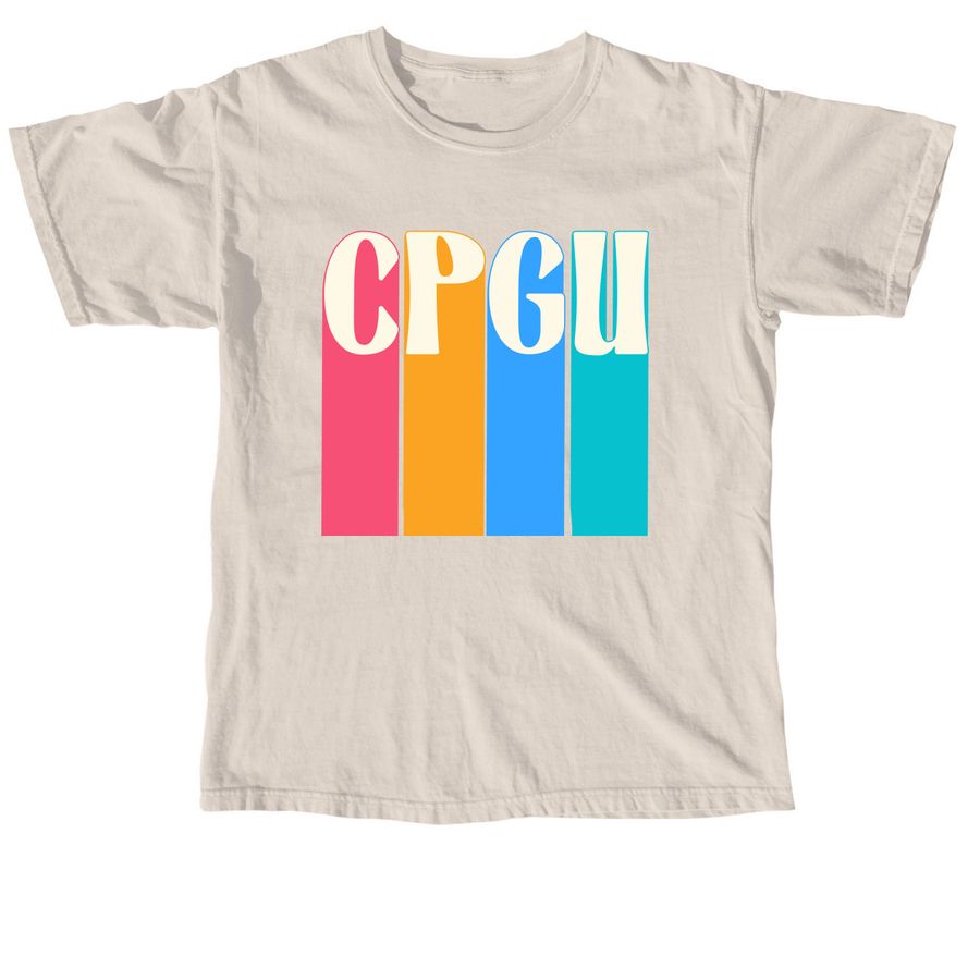 CPGU Merch, a Ivory Comfort Colors Unisex Tee