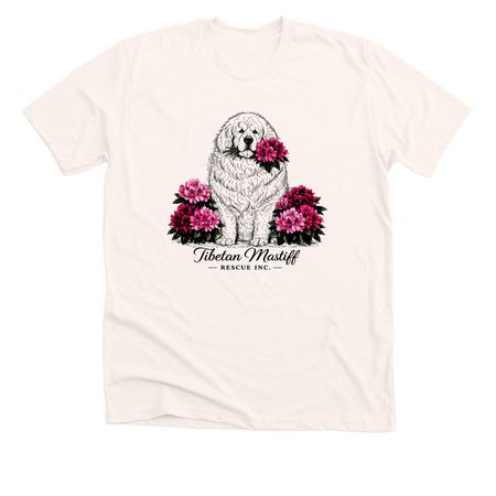 Rhododendron, a Heather Natural Premium Unisex Tee